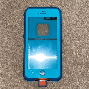 blue iPhone 7/8 life proof case